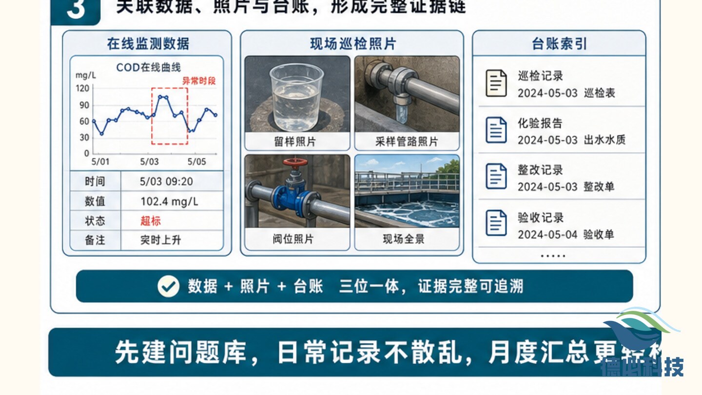污水设施验收资料核对