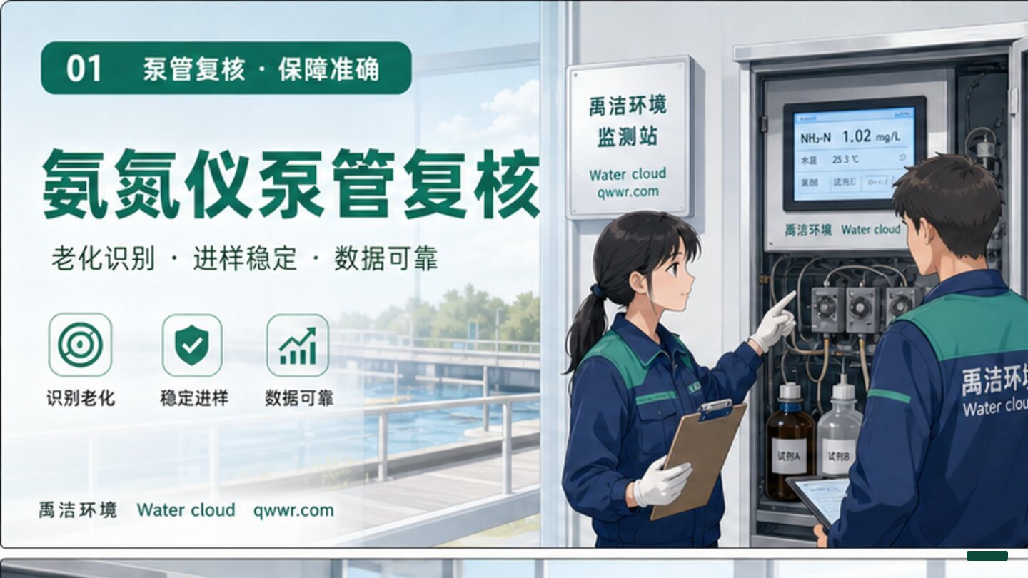 氨氮数据波动，试剂泵管和进样量要先复核
