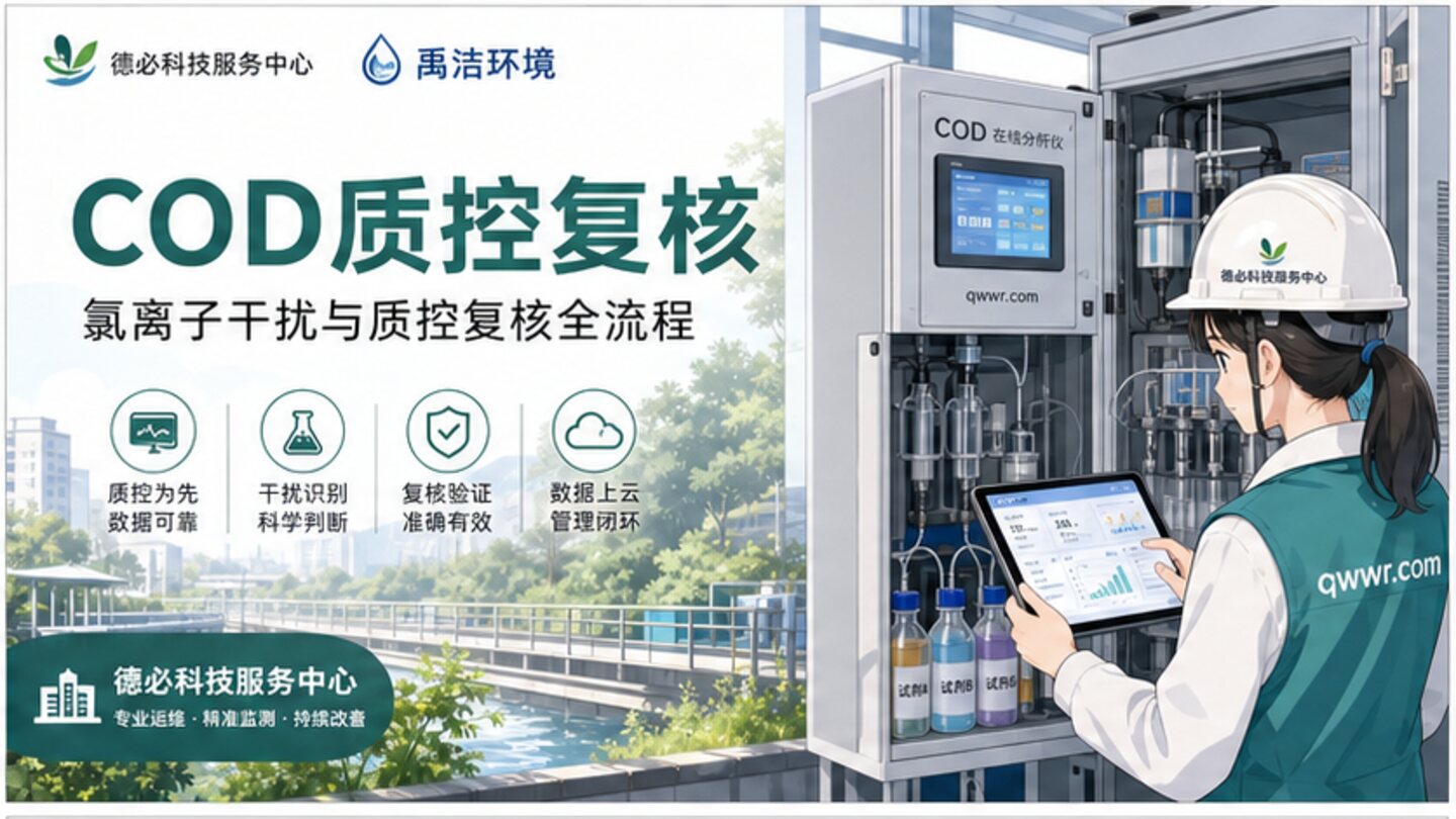 COD 在线值异常，先把氯离子干扰和质控条件说清楚