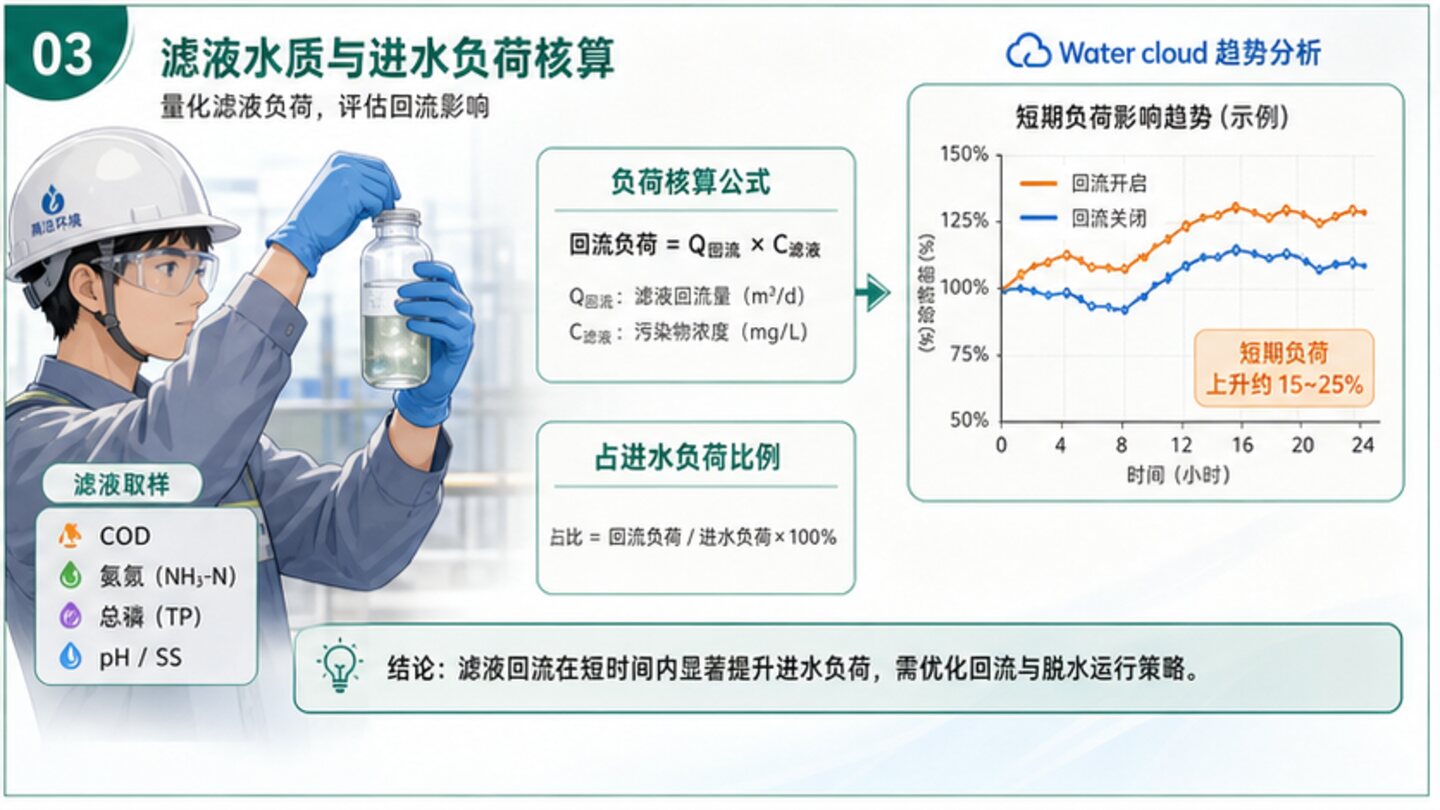 滤液回流数据依据与判断