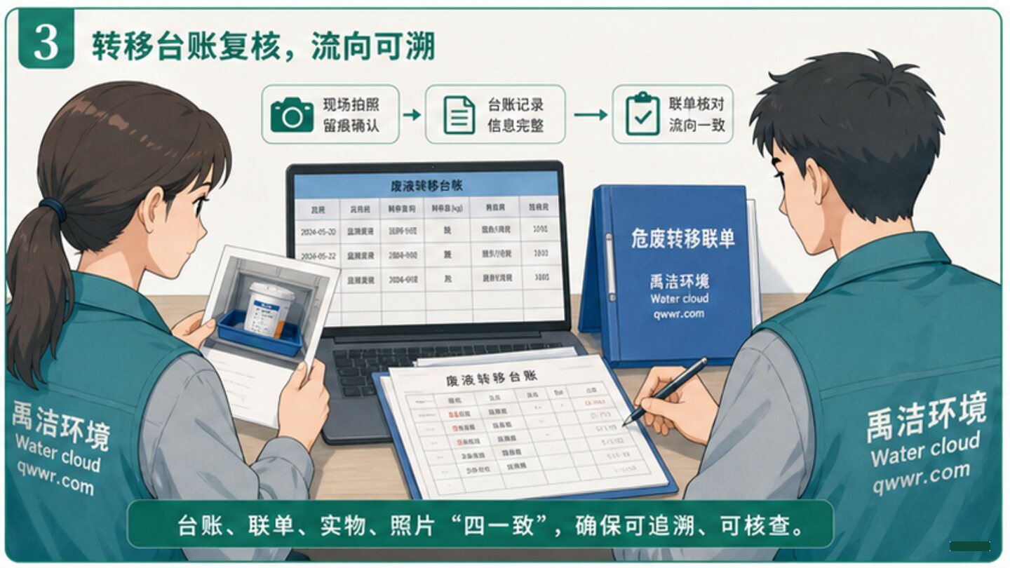 在线废液数据复核