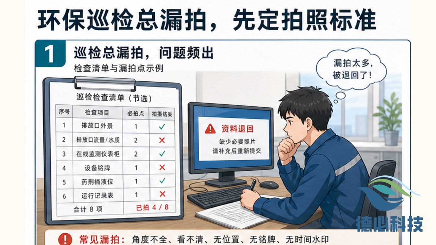排放口标识牌要和资料、现场、平台信息一致