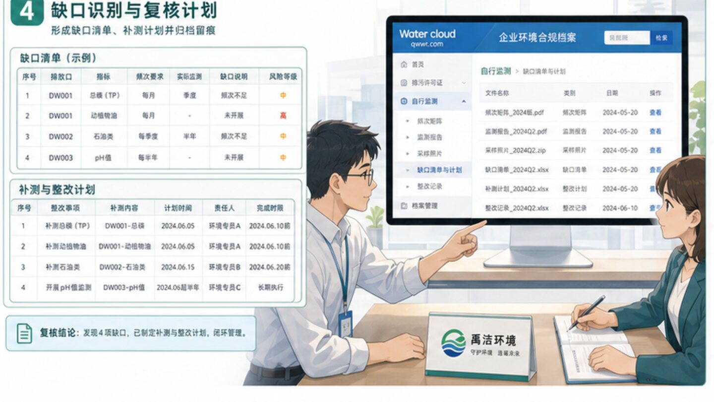 自行监测资料闭环与交付