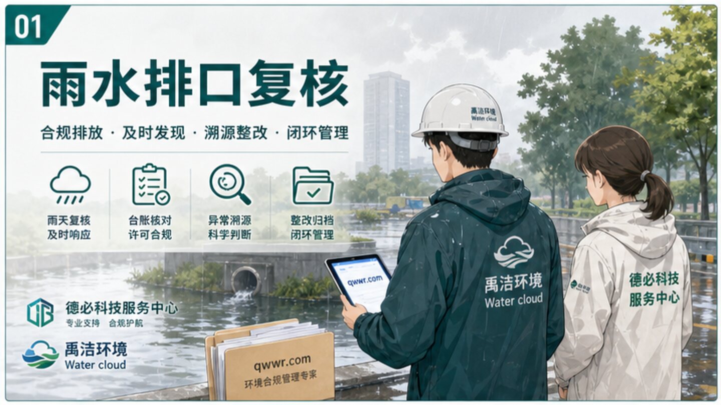 雨水排口不能只做标识，异常排水和许可台账要持续复核