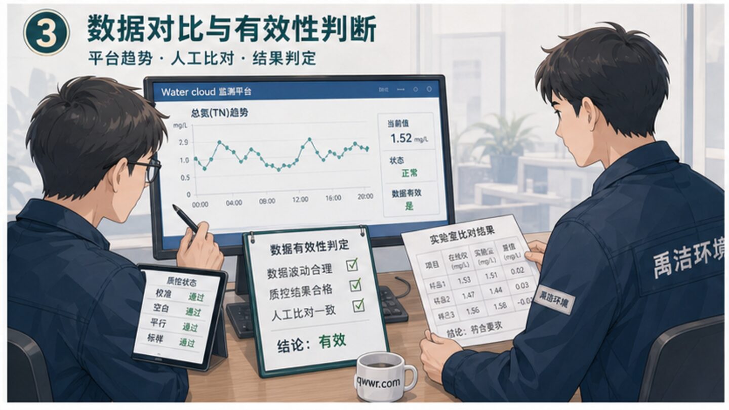 总氮仪表数据复核