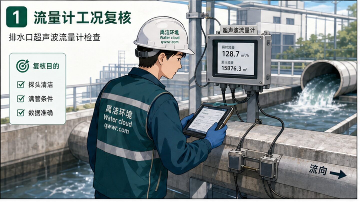 流量计数据跳动，先确认探头和满管条件是否可靠