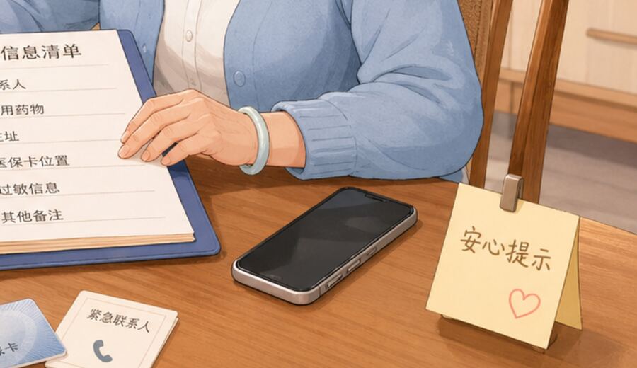 去医院前常用资料先核一遍 别到现场再翻找