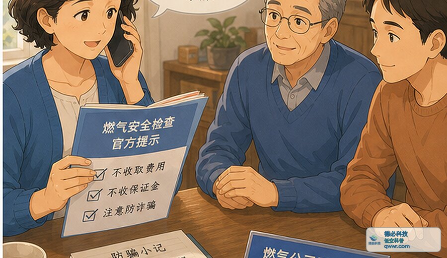 陌生来电说燃气安检要先交预约金 先别急着转