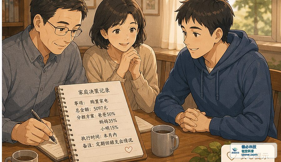 家里临时加预算前 先说明为什么