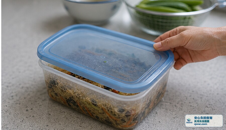 凉菜隔夜发黏 先别再拌醋