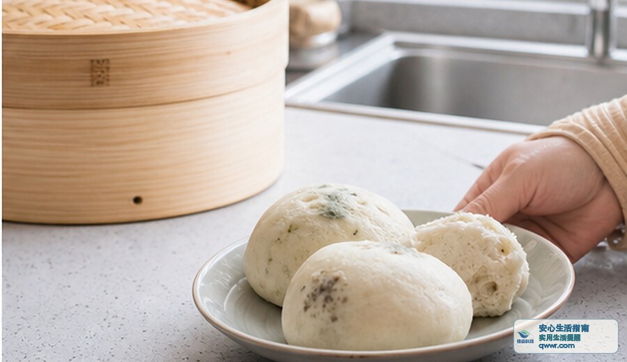 剩馒头有霉点 先别再蒸着吃