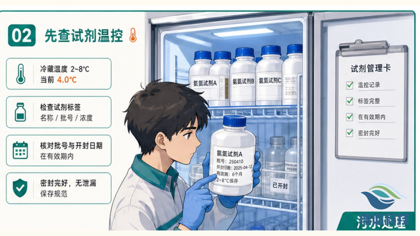 氨氮读数漂移，先查试剂温控