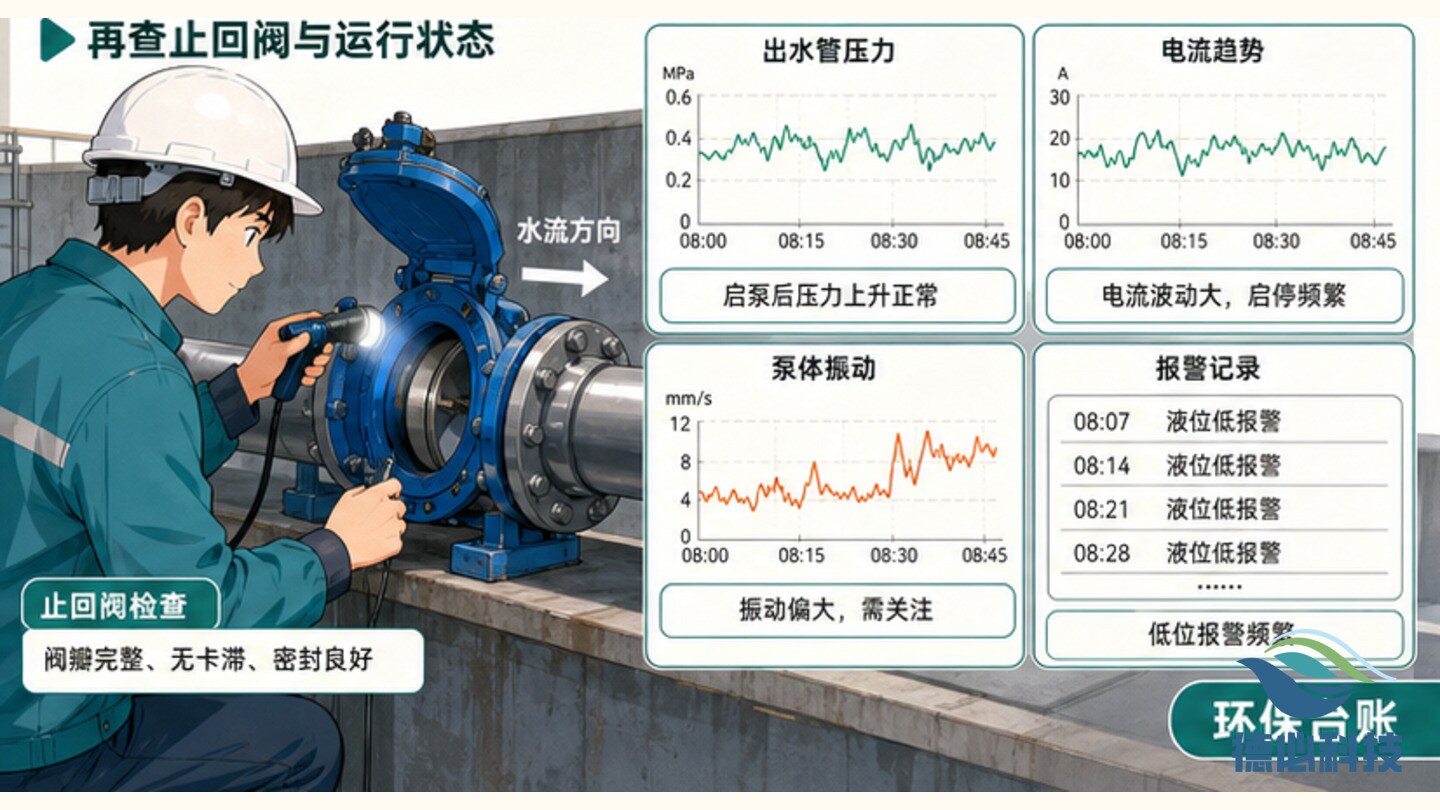 提升泵启停频繁，先查液位差