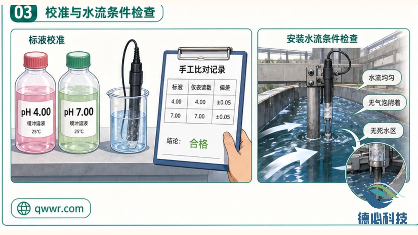 在线pH跳变，先查探头结垢