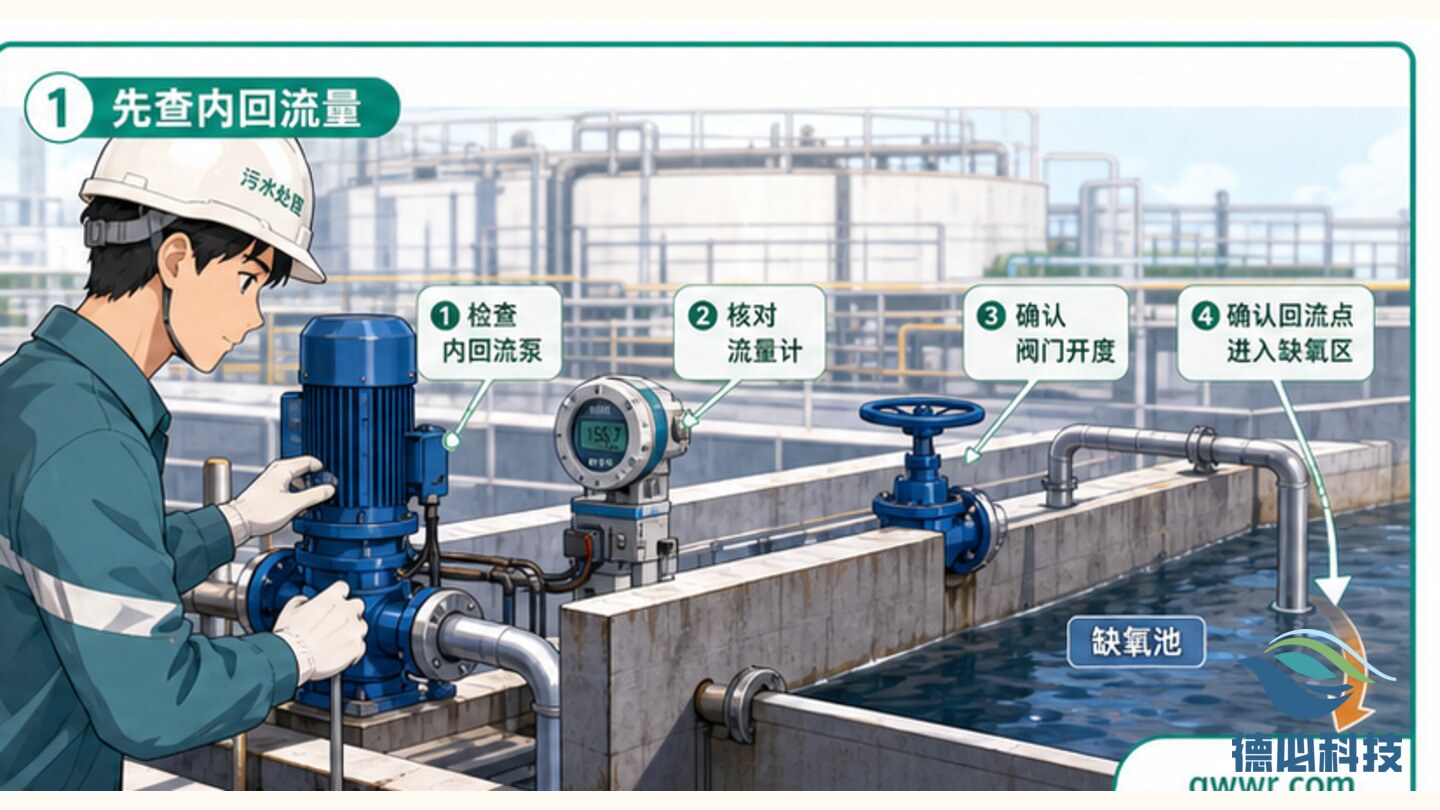 总氮降不下，先查内回流量