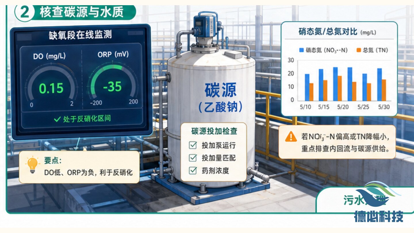 总氮降不下，先查内回流量