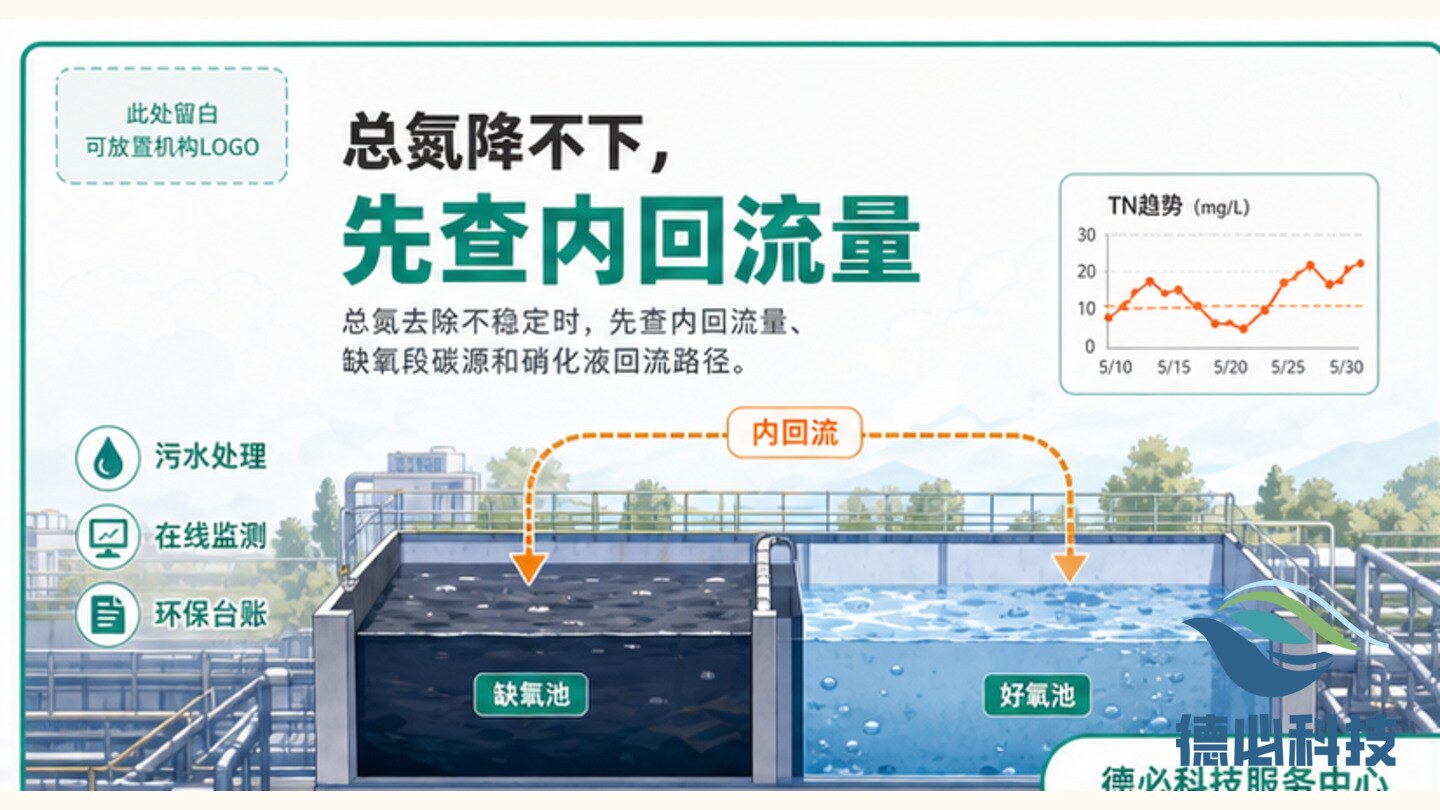 总氮降不下，先查内回流量