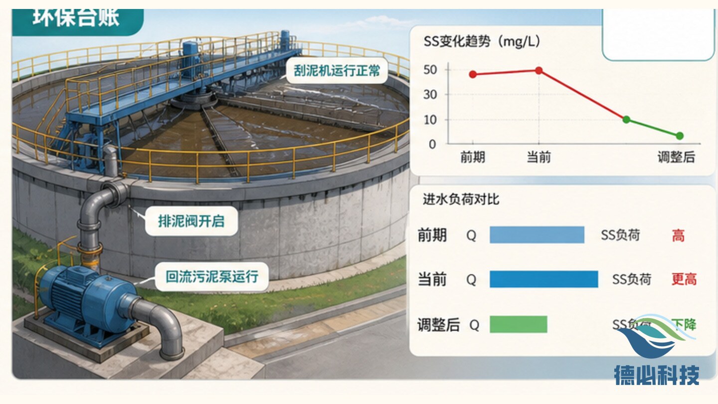 出水SS偏高，先查沉淀泥位