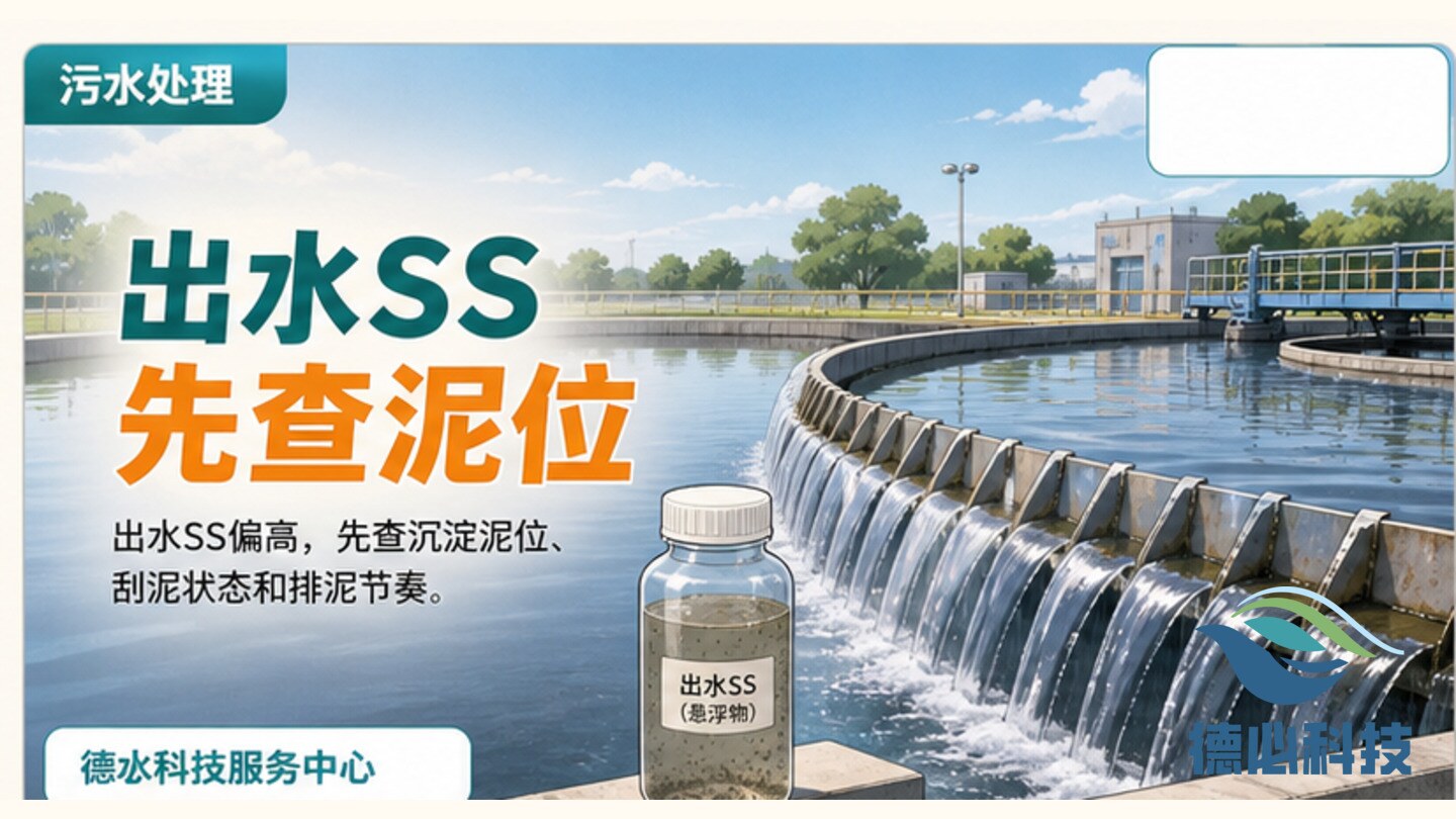 出水SS偏高，先查沉淀泥位