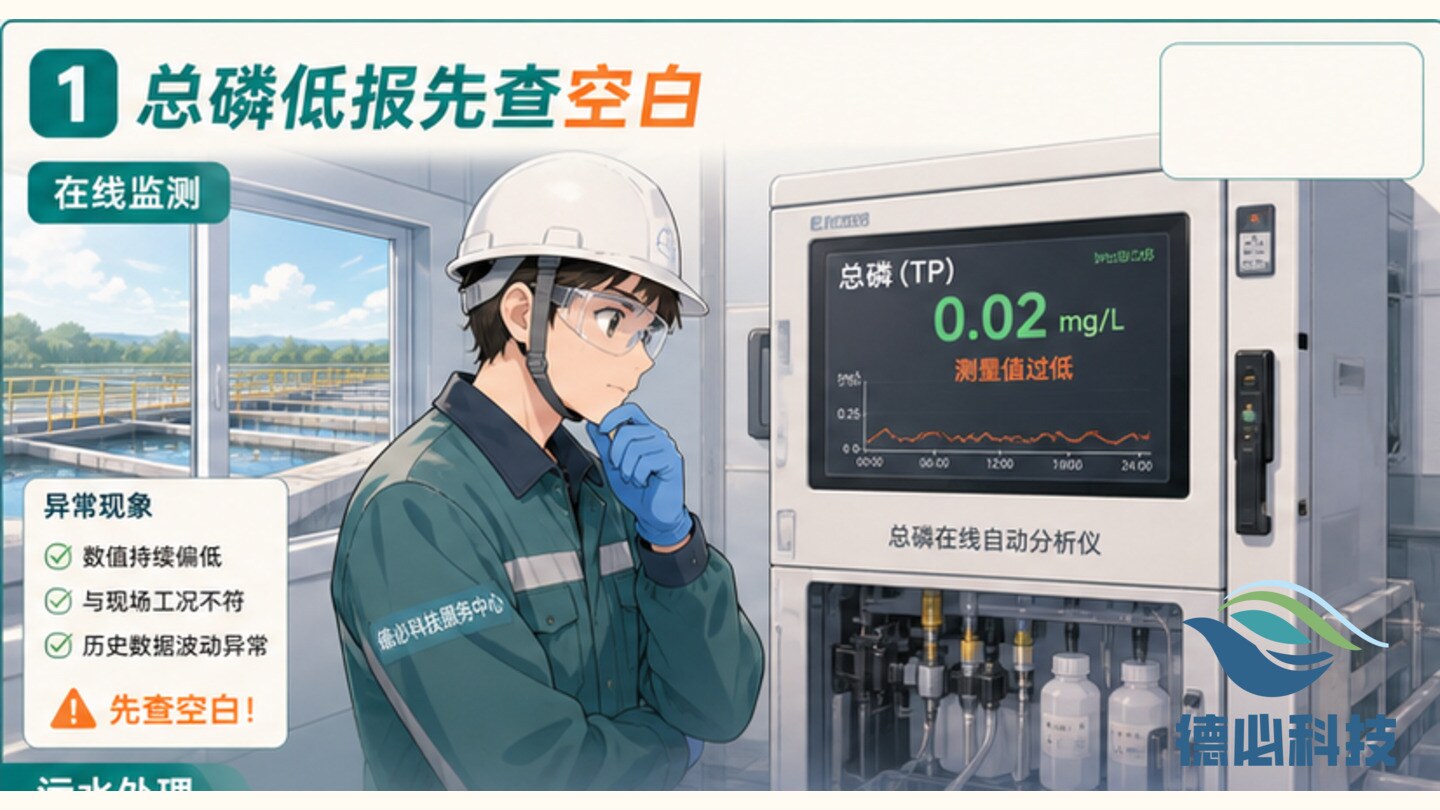 总磷低报反复，先查试剂空白