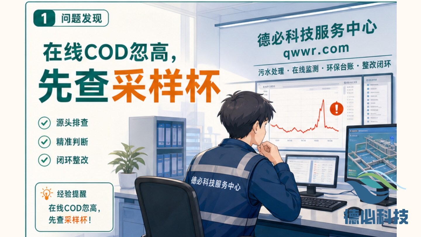 在线COD忽高，先查采样杯