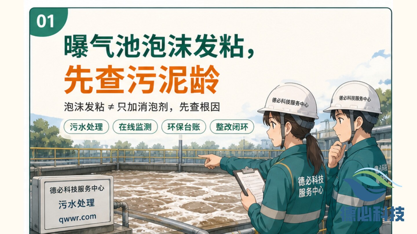 曝气池泡沫发粘，先查污泥龄