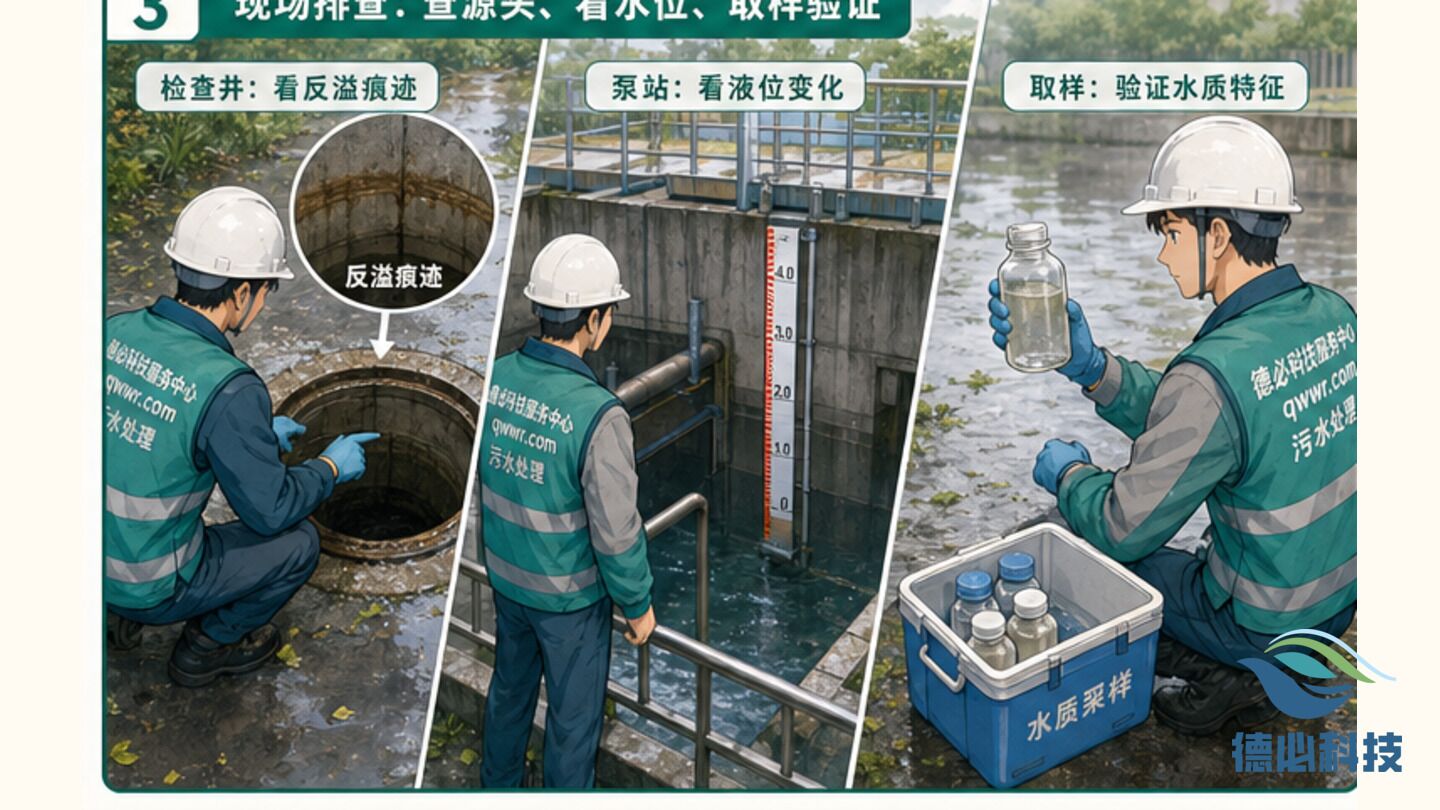 雨后进水突增,先查外水入侵