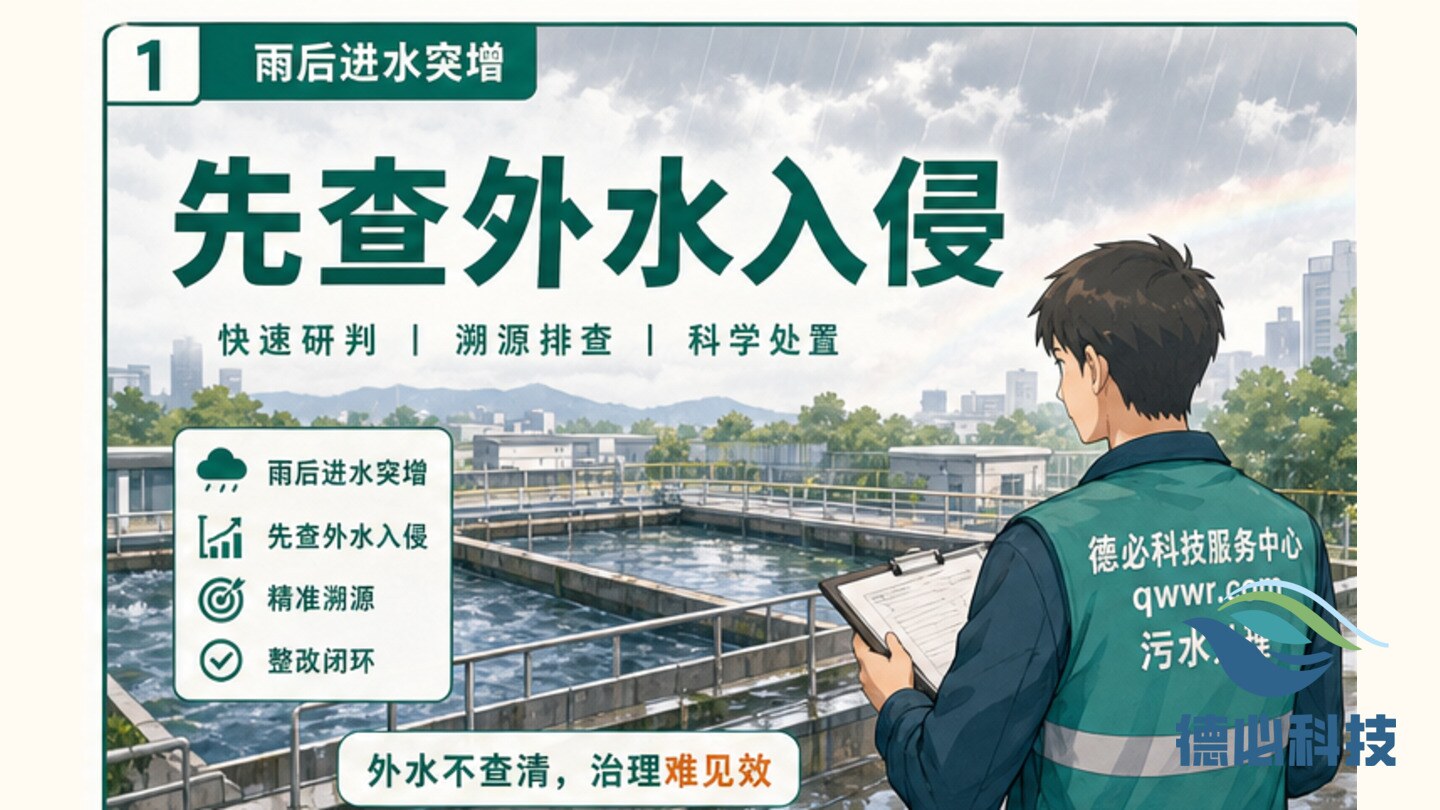 雨后进水突增，先查外水入侵